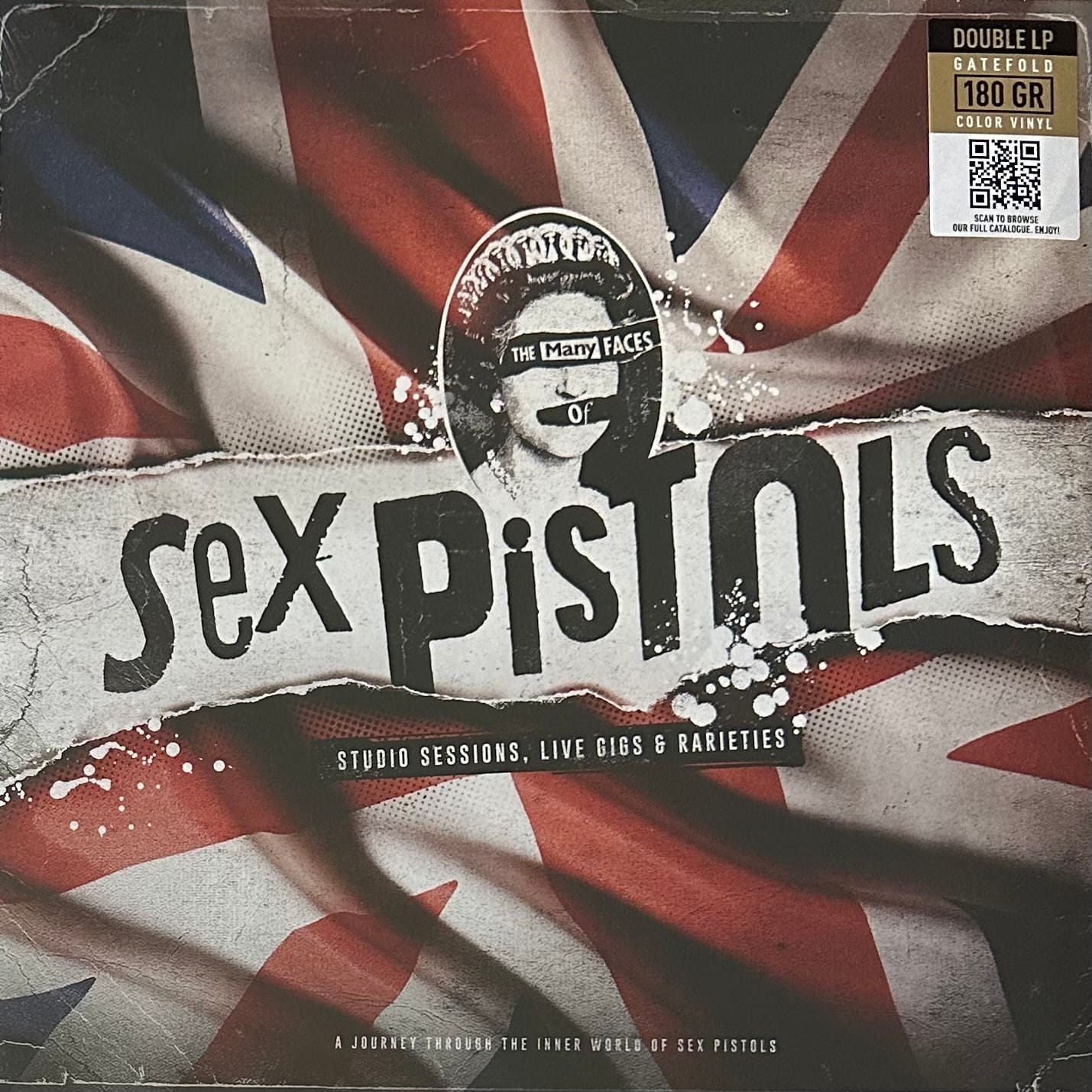 Обложка виниловой пластинки Sex Pistols ‎– The Many Faces Of Sex Pistols