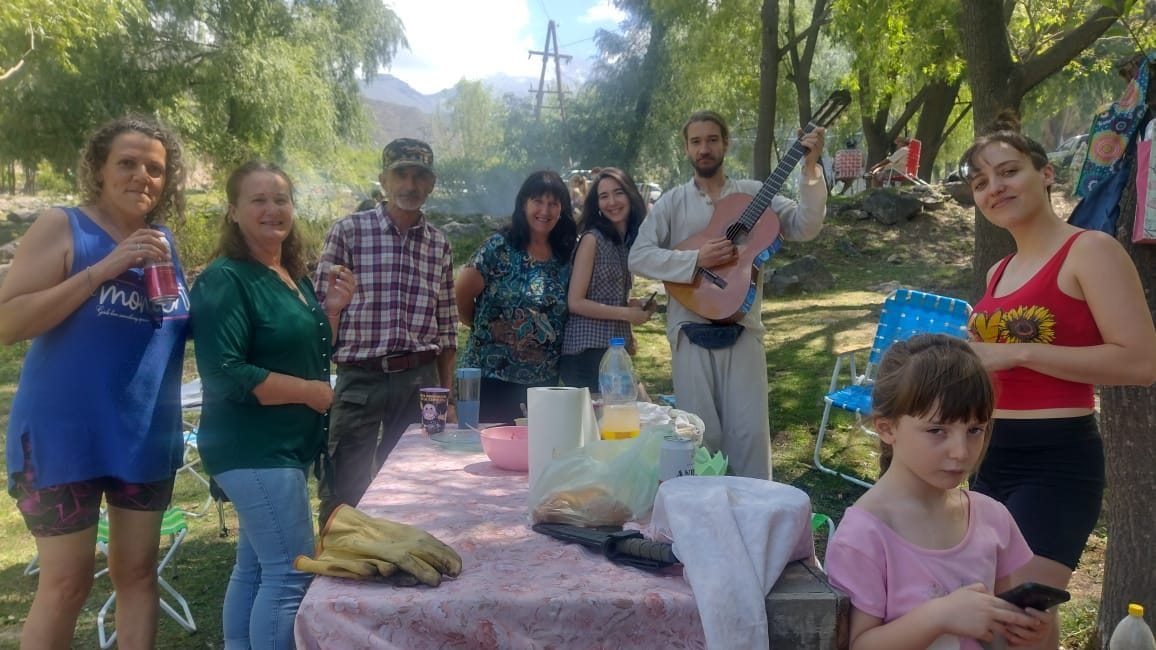 С семьей аргентинской девушки, из личного архива Таранова