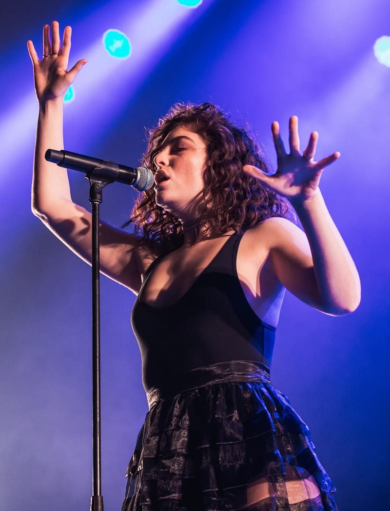 Lorde поддержала Macklemore, выйдя на сцену в куртке с надписью Free Palestine